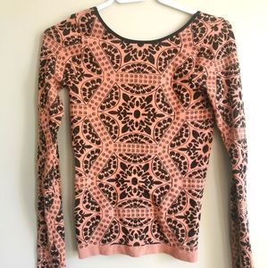 Vintage Free People low open back top